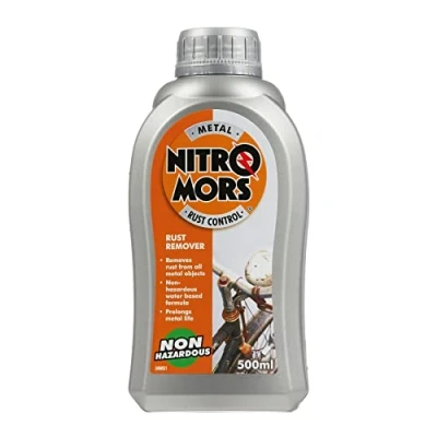Image of Nitromors Non Hazardous Rust Remover, Safe to Use On All Metals, 500 ml