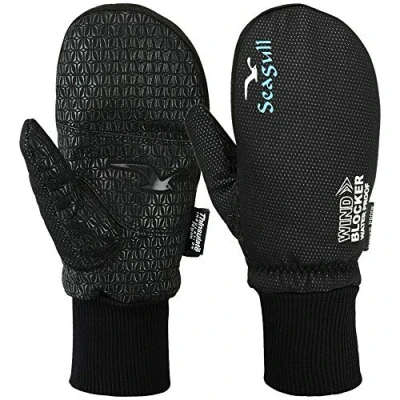 Image of Warm Waterproof Breathable Long Lasting Wind Blocker Full MITTS Amara Sticky Palm Thinsulatel Mittens for Skiing Snowboarding Hiking Travel and Outdoor Winter Sports Gloves UK Size (Medium)