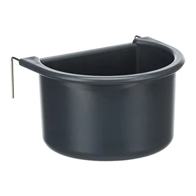 Image of Trixie Hanging bowl with wire holder, 400 ml/11 x 8 cm (Assorted colour)