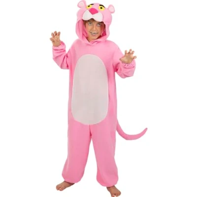 Image of Funidelia Pink Panther Costume for boys and girls Cartoons Costumes kids, accessory fancy dress &amp; props Halloween, carnival parties Size 5 6 years