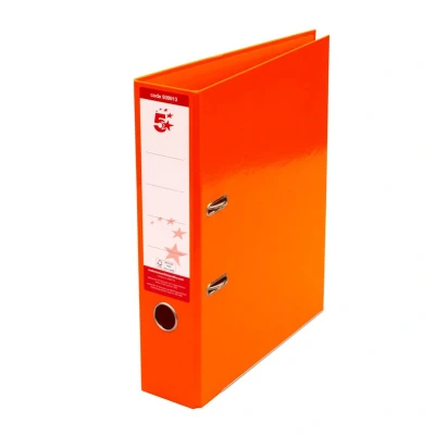Image of 5 Star Office 939913 70 mm A4 Lever Arch File Orange (Pack of 10)