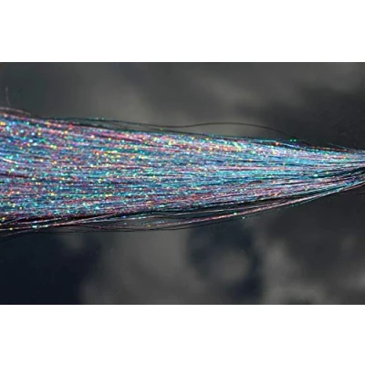 Image of 5 Packs Mixed Colors 0.3mm Flashabou Holographic Tinsel Flat Mylar Crystal Flash Trout Tube Fly Fishing Tying Materials (color 3)