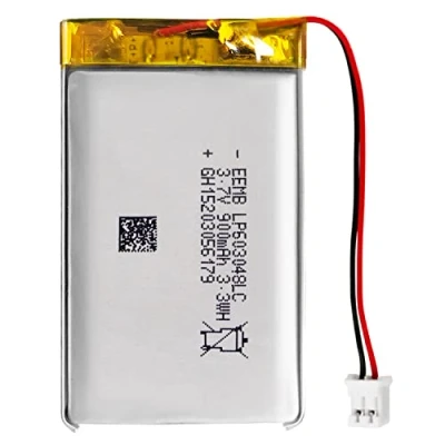 Image of EEMB Lithium Polymer Battery 3.7V 900mAh 603048LC Lipo Rechargeable Pack with wire JST connector confirm device &amp; polarity before purchase