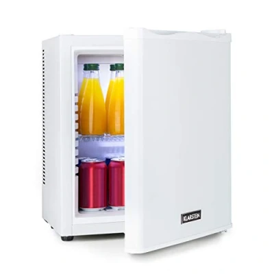 Image of KLARSTEIN Mini Fridge for Bedrooms &amp; Home, 23L Table Top with Adjustable Shelves, Quiet Small Cooler Drinks Skincare