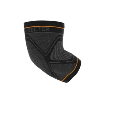 Image of Hy pro Compression Knit Elbow Sleeve, Black, XL
