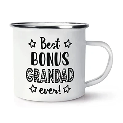 Image of Best Bonus Grandad Ever Enamel Mug Cup