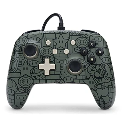 Image of PowerA Enhanced Wired Controller for Nintendo Switch Power Up Mario