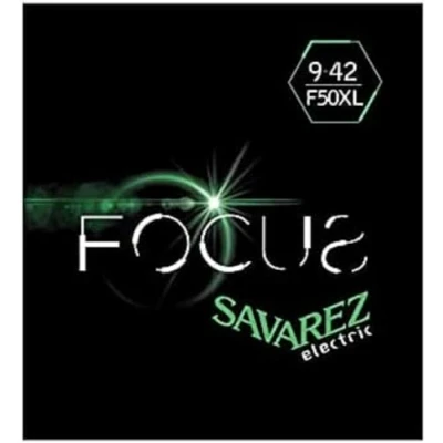 Image of Savarez Electric Guitar Strings Focus Stainless Steel Set Extra Light .009 .042 F50XL