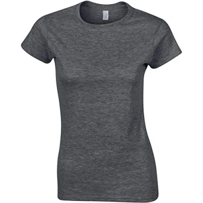 Image of Gildan Men&#039;s G2000 Ultra Cotton Adult T Shirt, Opaque, Dark Heather, Large
