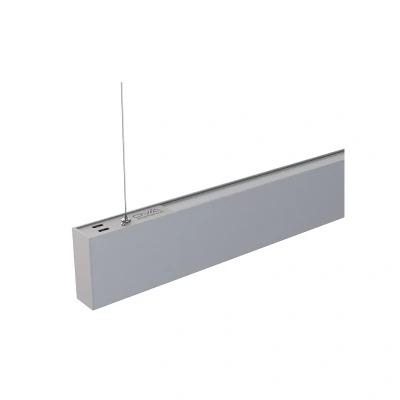 Image of Dimmable LED CCT Suspended Linear Grey 36W Down &amp; 6W Up 1200mm Ovia