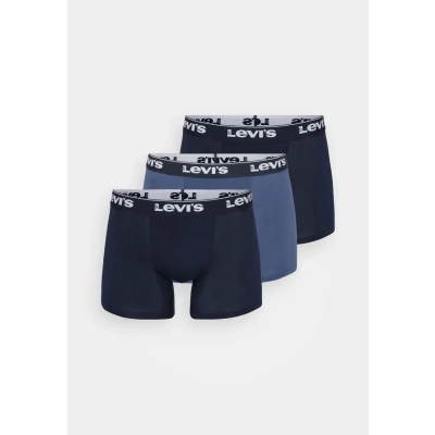 Image of Levi&#039;s MEN Repeat LOGO 3 PACK Trunks, Men&#039;s, Size: Small, Navy/blue