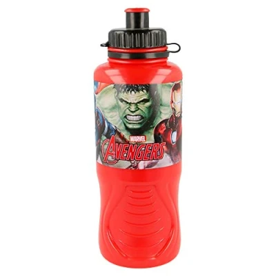 Image of Boyz Toys ST410 Ergo Sports Bottle Avengers, Red, 18.5 x 6 cm
