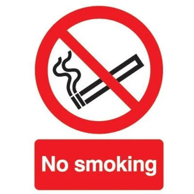 Image of Sitesafe NO Smoking Rigid PVC Sign 420 x 594mm