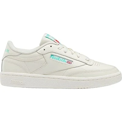 Image of Reebok Women&#039;s Club C 85 Sneaker, Chalk Lgtsag, 5.5 UK