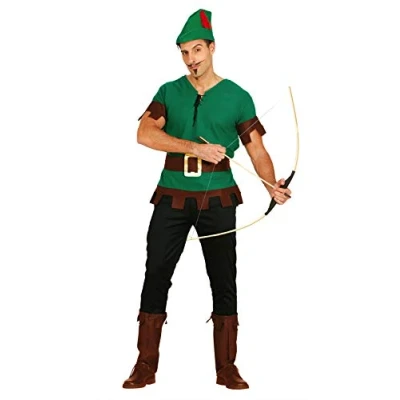 Image of FIESTAS GUIRCA Robin Hood archer costume prince of adult thieves