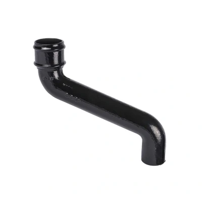 Image of Saint Gobain Classical Plus Cast Iron Downpipe 305mm Offset 65mm Black Pam Building Products