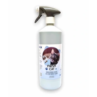 Image of Litter Tray Cleaner Deodoriser Fresh Cat Trigger Spray Bottle 1L (ALPINE)