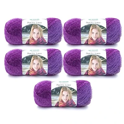 Image of Gründl Pacific Lace Pack of 5, Violet Cocktail 06, 5X 100g