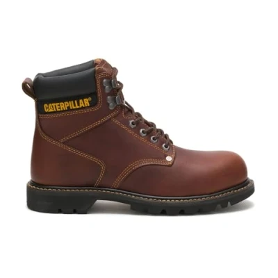 Image of CAT Men&#039;s Second Shift Steel Toe Work Boot, Tan, 9.5 UK