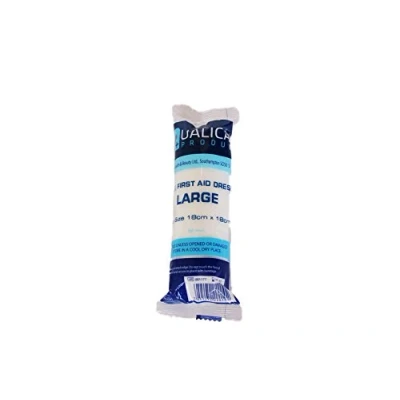 Image of Qualicare HSE Flow Wrapped Large Dressing Stretch Bandage (18cm x 18cm)