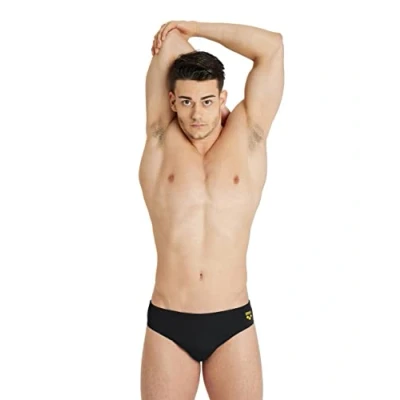 Image of Arena Placement Brief Black Soft Green Multi 7
