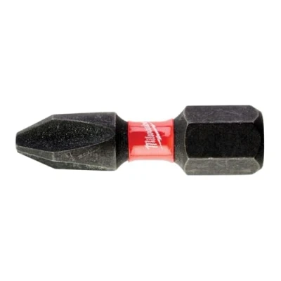 Image of MILWAUKEE SHOCKWAVE 25 X PH2 25MM SCREWDRIVER BITS 4932430853