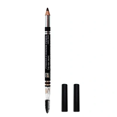Image of Ash Taupe Makki powder Eyebrow Pencil Powdery Matte Finish for professional look, buildable eye brow filler definer shape and fill with spoolie brush, Ashy colours