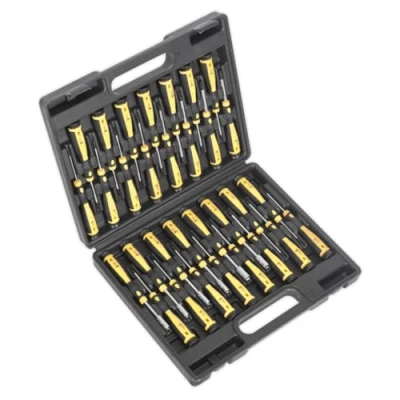 Image of Sealey S0899 Precision Screwdriver Set, 31 Pieces