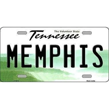 Image of Memphis Tennessee Novelty Metal License plate sign 6x12 inches