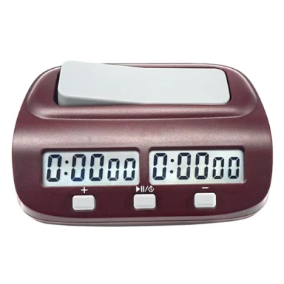Image of ulafbwur Digital Chess Clock Accurate Alarm Function ABS Display Board Game Timer Birthday Gift
