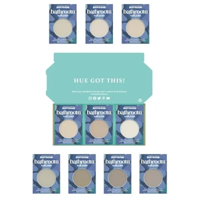 Image of Rust Oleum Bathroom Wall Paint in Matt Finish Restful Neutrals Tester Box