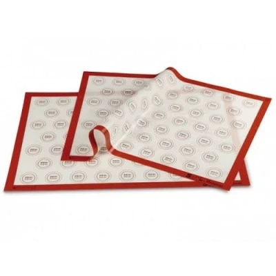 Image of Pavoni SPV64 Macaron Non Stick Silicon Pastry Mat 585mm x 385mm