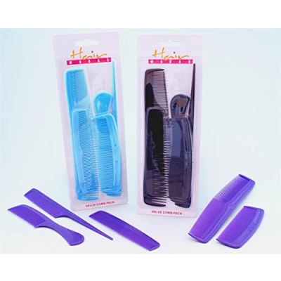 Image of HAIRWORKS Comb 6 Assorted Multipack