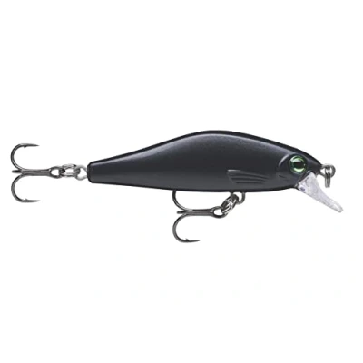 Image of Rapala Shadow Rap Solid Shad Matte Black UV Plug