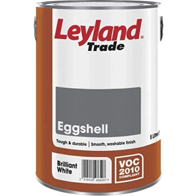 Image of Leyland Trade 264576 Eggshell Brilliant White 5L