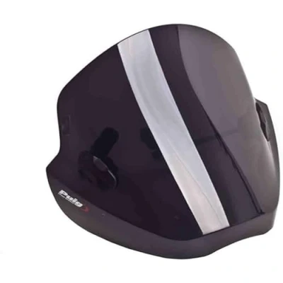 Image of Windscreen Puig 5022 F Model Stream Universal Transparent Dark Grey Smoke