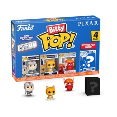 Image of Funko Bitty Pop! Pixar Lightyear 4PK​ Buzz (XL 01), Sox, Izzy Hawthorne and A Surprise Mystery Mini Figure 0.9 Inch (2.2 Cm) Collection Collectable Gift Idea Cake Topper