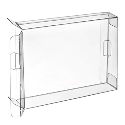 Image of CHILDMORY 10Pcs Clear Box Case Sleeve CIB Protector for NES Games Cartridge