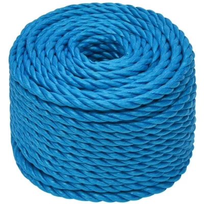 Image of vidaXL Work Rope Blue 10 mm 25 m Polypropylene