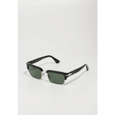 Image of Persol Unisex Po3354s 95/31 Sunglasses Acetate Black Green Squared Normal