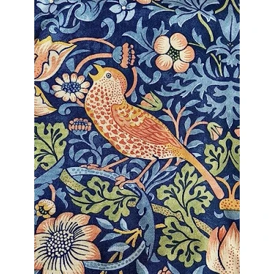 Image of William Morris Strawberry Thief Navy Pack Of 4 Napkins