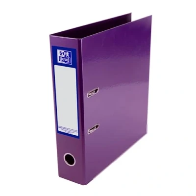Image of Oxford Premium A4 Lever Arch File, Purple Single Folder, Heavy Duty