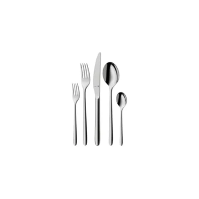 Image of WMF 30 Piece Flame Cromargan protect Cutlery Set, Silver