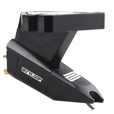 Image of Reloop OM Black headshell mount DJ/HiFi cartridge and stylus great sound for DJ listening