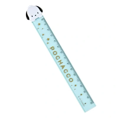 Image of Sanrio 502642 Ruler, 5.9 inches (15 cm), Pochacco, 1.6 x 0.2 7.2 (4 0.6 18.3 Kids Learning Stationery, Character