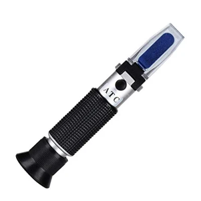 Image of AIHG Hand Held Refractometer,Portable 0 32% Brix Meter Refractometer for Food Fruit Beverages Beer Wine Sugar Content Test