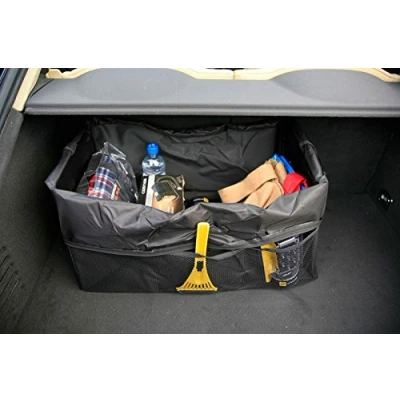 Image of Xtremeauto® Universal Collapsible Car Boot/Trunk Tidy Organiser Storage Bag Heavy Duty Black