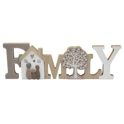Image of Lesser &amp; Pavey Family Standing Plaque for Gift Decor Ideal Signs Birthday Gifts Women Men Designed By Love and Affection Lovely Plaques Home Office