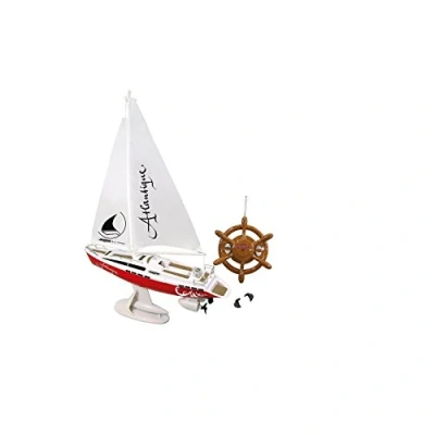 Image of Jamara 40250 Atlantique 2CH RTR Sailing Boat, 27 MHz, Multi Color