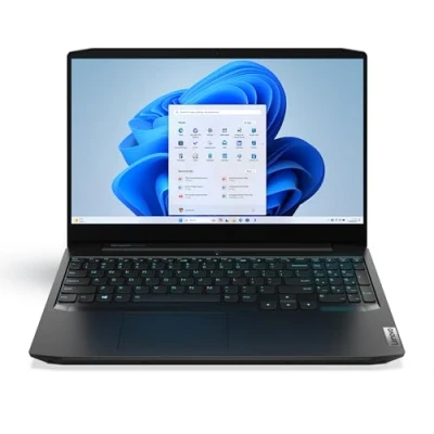 Image of Lenovo IdeaPad Gaming 3 15ACH6 AMD Ryzen™ 5 5500H Laptop 39.6 cm (15.6&quot;) Full HD 16 GB DDR4 SDRAM 512 SSD NVIDIA GeForce RTX 2050 Wi Fi 6 (802.11ax) Windows 11 Home Black